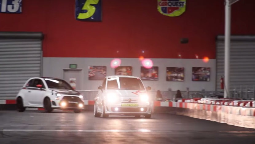 abarth vs kart k1 speedway 830x468